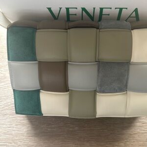 Bottega Veneta Cassette Multicolor Woven Leather Bag